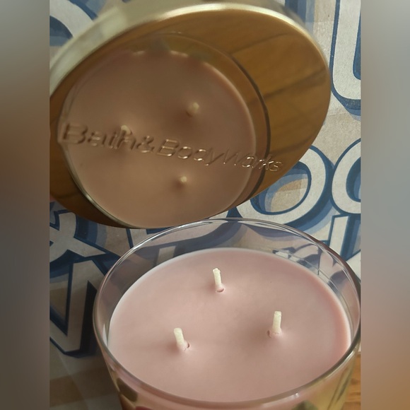 BATH BODY WORKS Pumpkin Apple 3-Wick Candle NWT - Picture 6 of 6